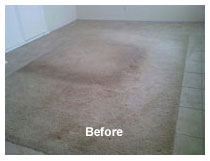 Santa Clarita carpet cleaning before image